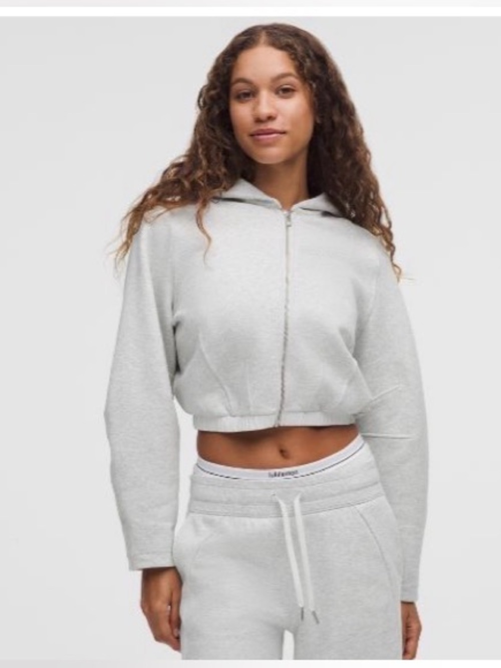 Lululemon Loungeful Relaxed-Fit Full-Zip
Cropped Hoodie